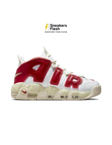 NIKE AIR MORE UPTEMPO WHITE RED - FN3497100